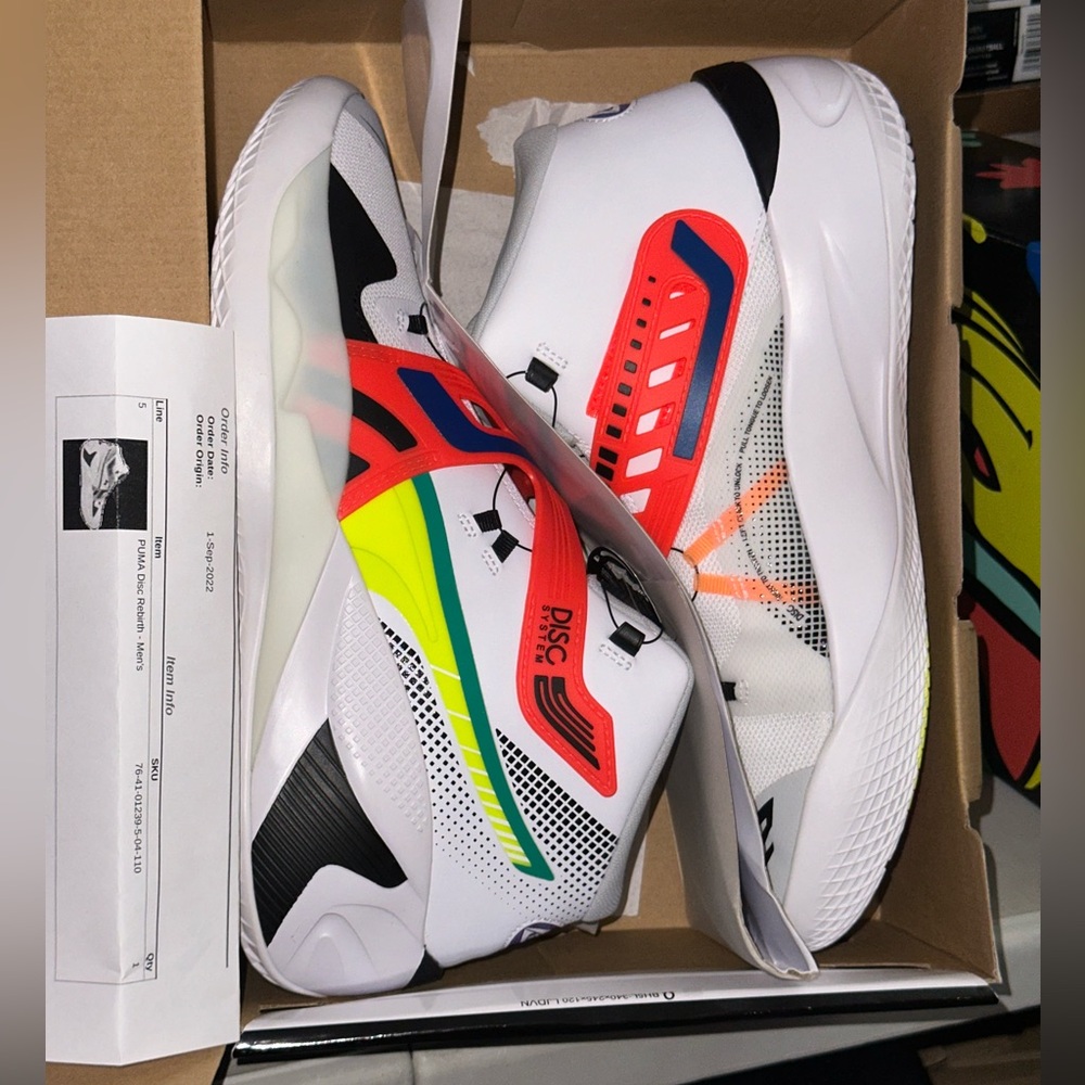 Puma “Disc Rebirth” Men’s Size 11 US *New with og Box”  193934 01